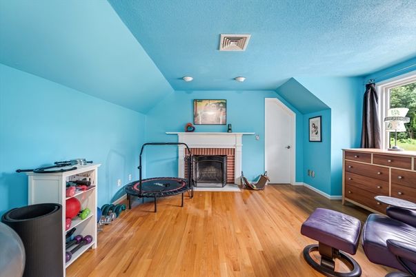 Fireplace, Interior, Wood Texture Flooring