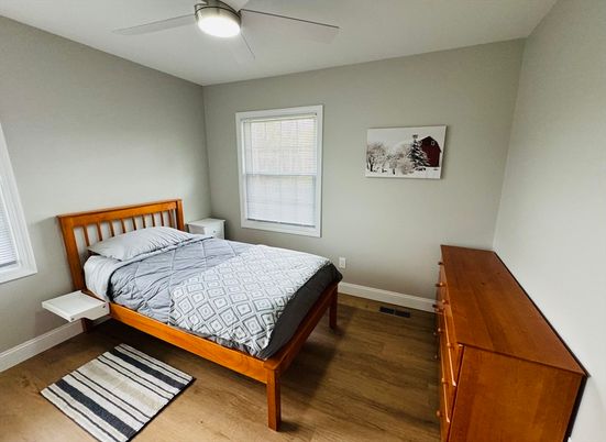 Bedroom, Interior, Wood Texture Flooring