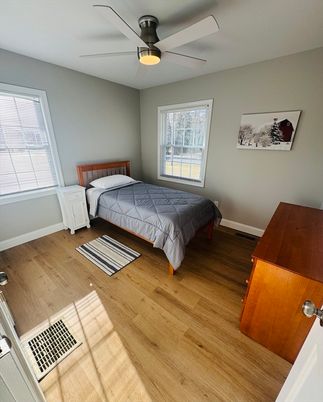 Bedroom, Interior, Wood Texture Flooring