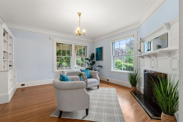 Chandelier, Fireplace, Interior, Living room, Wood Texture Flooring