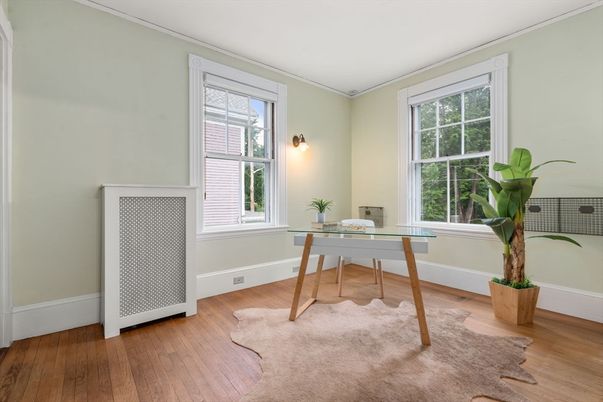 Home Office, Interior, Wood Texture Flooring