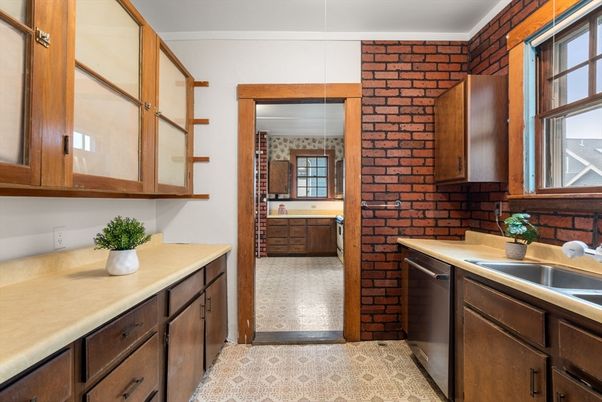 Interior, Kitchen, Stone Walls