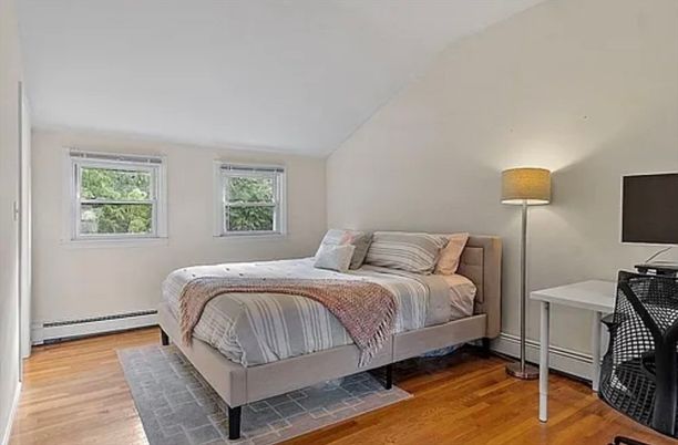 Bedroom, Interior, Wood Texture Flooring