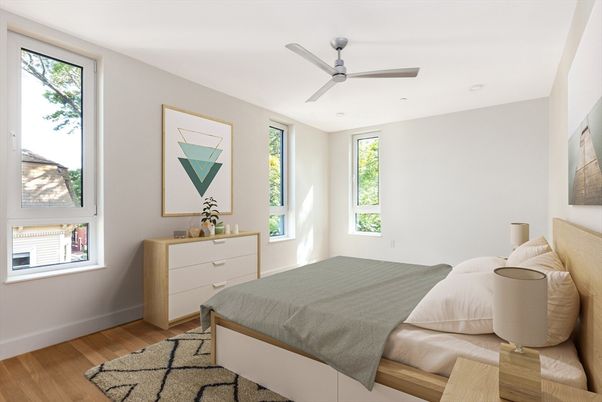 Bedroom, Interior, Wood Texture Flooring