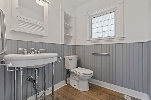 Bathroom, Interior, Wood Texture Flooring