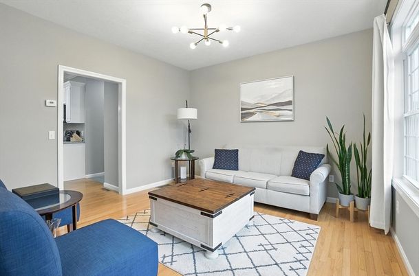 Interior, Living room, Pendant Lights, Wood Texture Flooring
