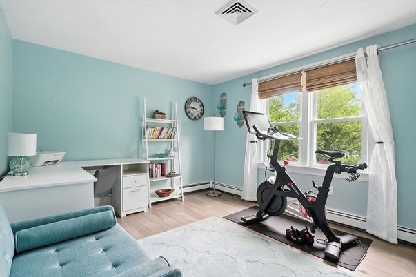 Fitness Equipment, Interior, Wood Texture Flooring