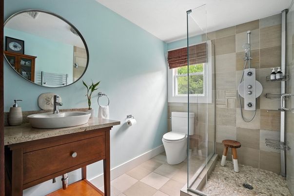 Bathroom, Glass Shower, Interior