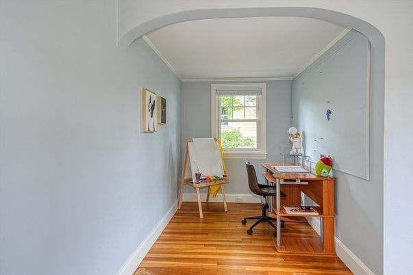 Home Office, Interior, Wood Texture Flooring