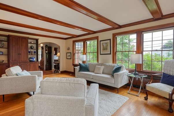 Interior, Living room, Wooden Beams, Wood Texture Flooring