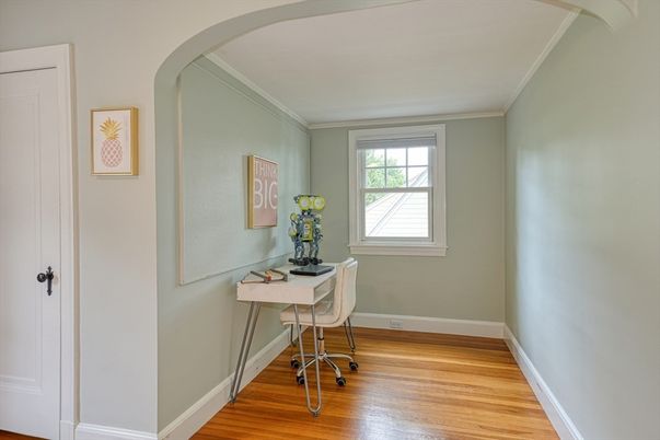Home Office, Interior, Wood Texture Flooring