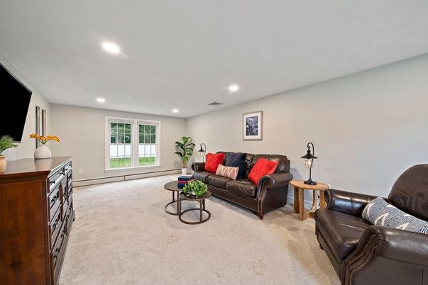 Interior, Living room, Recessed Lighting