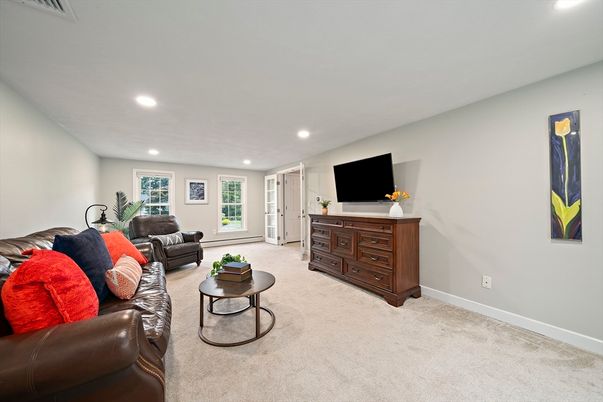 Interior, Living room, Recessed Lighting