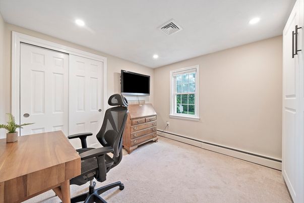 Home Office, Interior, Recessed Lighting