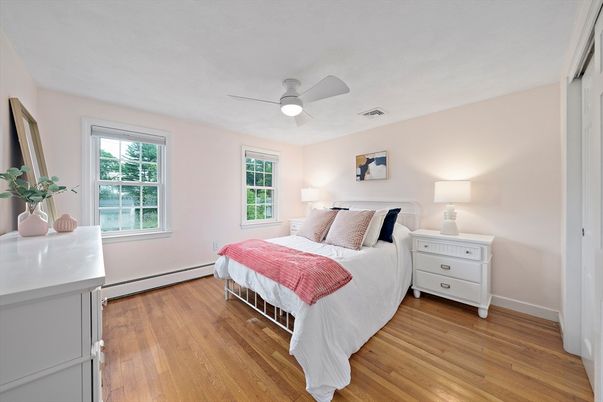 Bedroom, Interior, Wood Texture Flooring