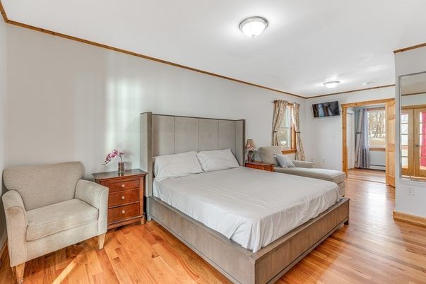 Bedroom, Interior, Wood Texture Flooring