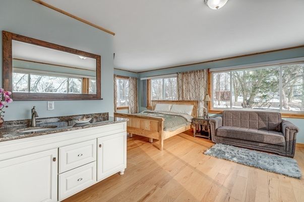 Bedroom, Interior, Wood Texture Flooring