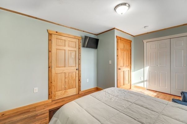 Bedroom, Interior, Wood Texture Flooring