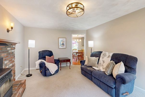 Dining room, Fireplace, Interior, Living room