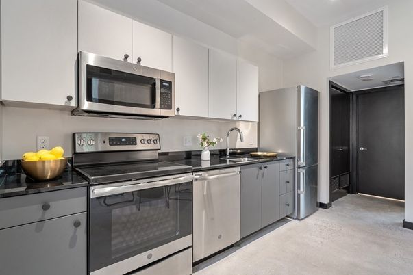 Interior, Kitchen, Recessed Lighting, Stainless Steel Appliances