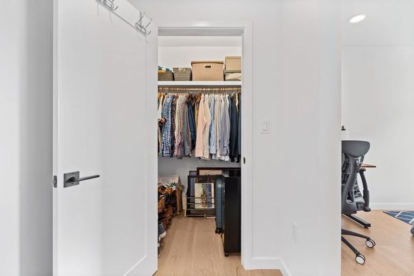 Interior, Recessed Lighting, Walk-in Closets, Wood Texture Flooring