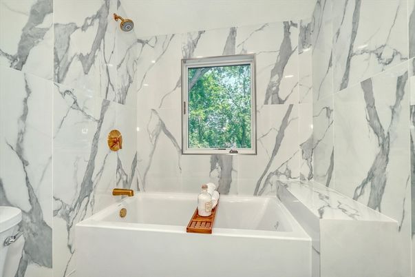 Bathroom, Interior, Marble Walls