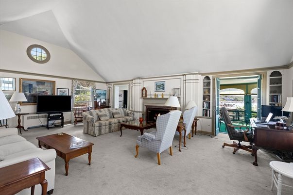 Fireplace, Home Office, Interior, Living room