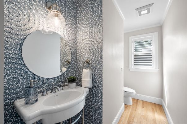 Bathroom, Interior, Wood Texture Flooring