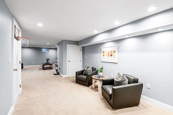 Interior, Living room, Recessed Lighting
