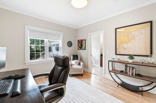 Home Office, Interior, Wood Texture Flooring