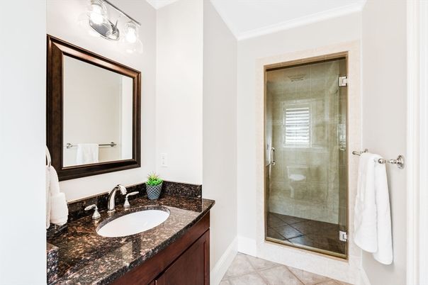 Bathroom, Glass Shower, Interior