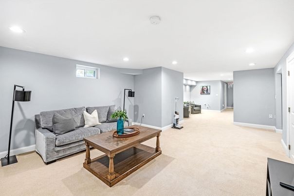 Interior, Living room, Recessed Lighting