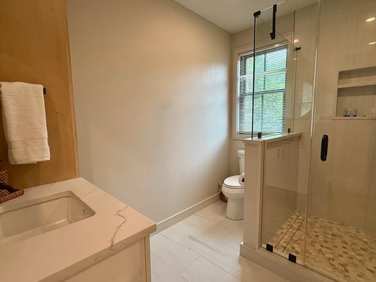 Bathroom, Glass Shower, Interior