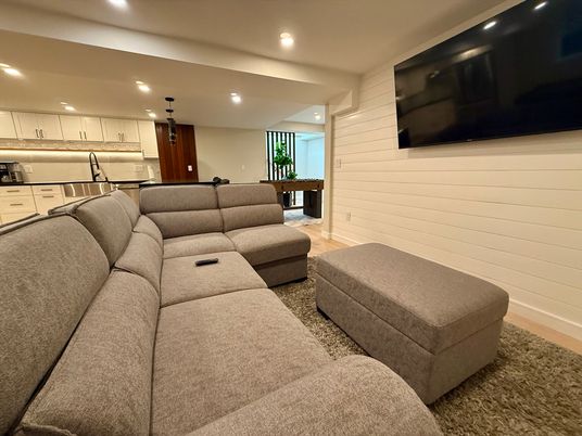 Interior, Kitchen, Living room, Recessed Lighting