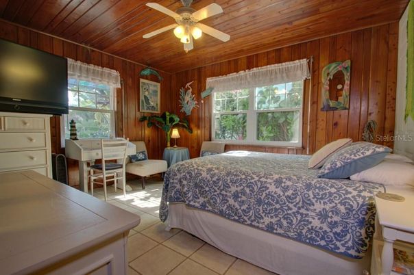 Bedroom, Interior, Wooden Ceilings, Wooden Walls