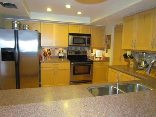 Interior, Kitchen, Recessed Lighting, Stainless Steel Appliances