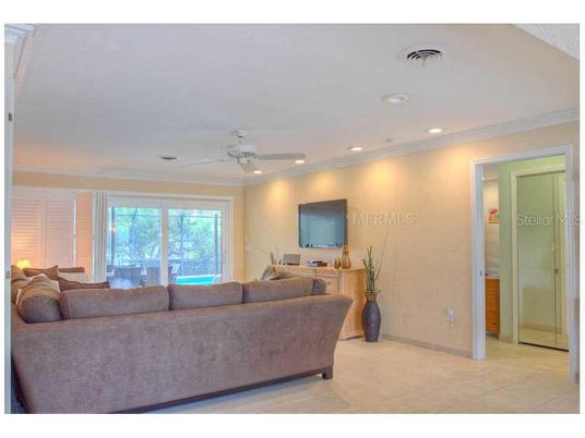 Interior, Living room, Recessed Lighting