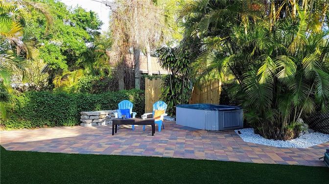 Backyard, Exterior, Hot Tub
