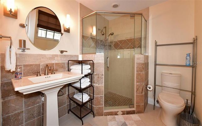 Bathroom, Glass Shower, Interior