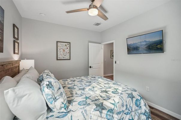 Bedroom, Interior, Wood Texture Flooring