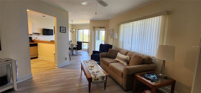 Dining room, Interior, Living room, Pendant Lights, Wood Texture Flooring