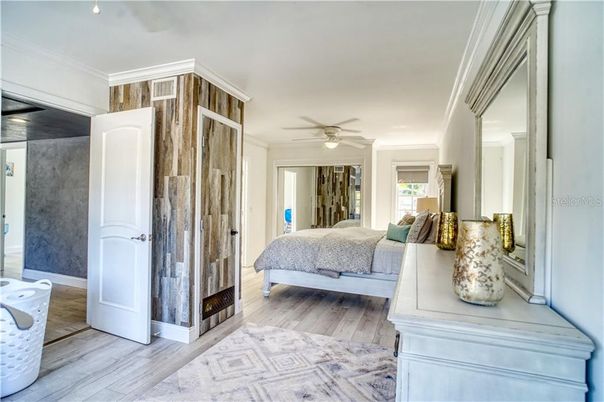 Bedroom, Interior, Wood Texture Flooring