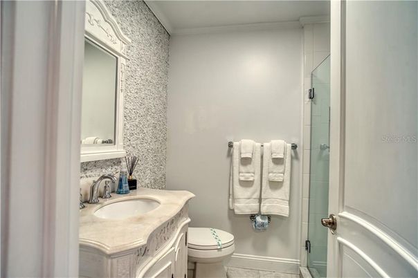 Bathroom, Glass Shower, Interior