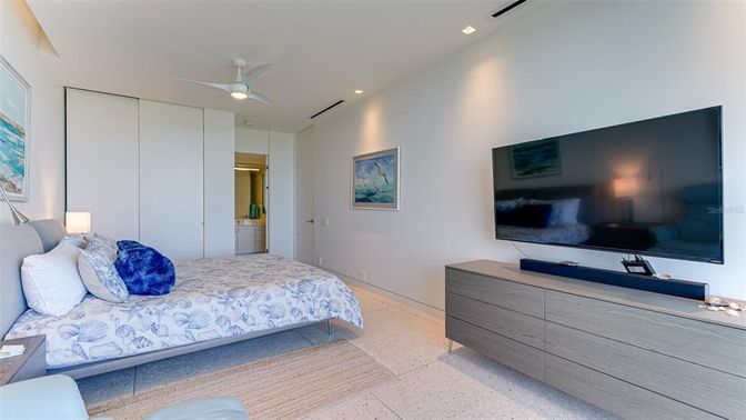 Bedroom, Interior, Recessed Lighting
