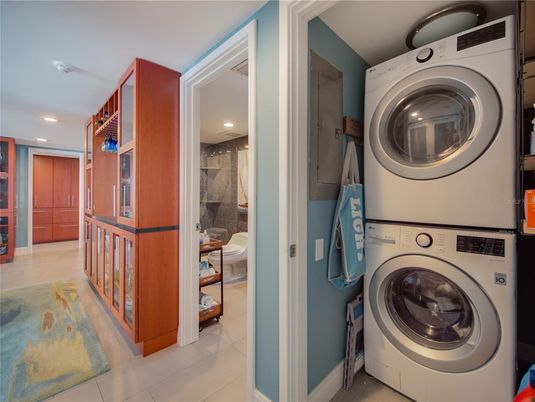 Interior, Recessed Lighting, Utility Closets, Washer