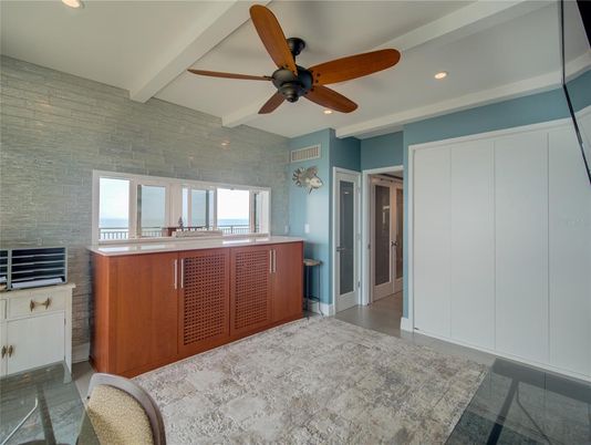 Interior, Recessed Lighting, Stone Walls