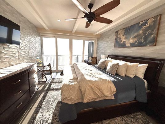 Bedroom, Interior, Recessed Lighting
