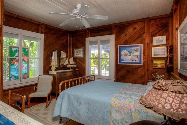 Bedroom, Interior, Wooden Walls
