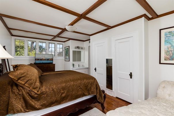 Bedroom, Interior, Wooden Beams, Wood Texture Flooring
