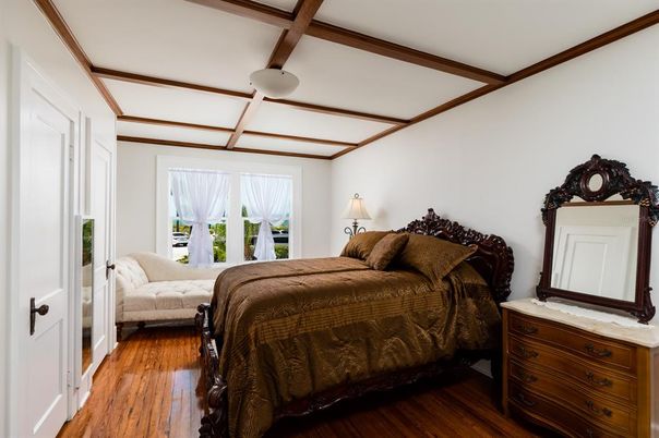 Bedroom, Interior, Wooden Beams, Wood Texture Flooring